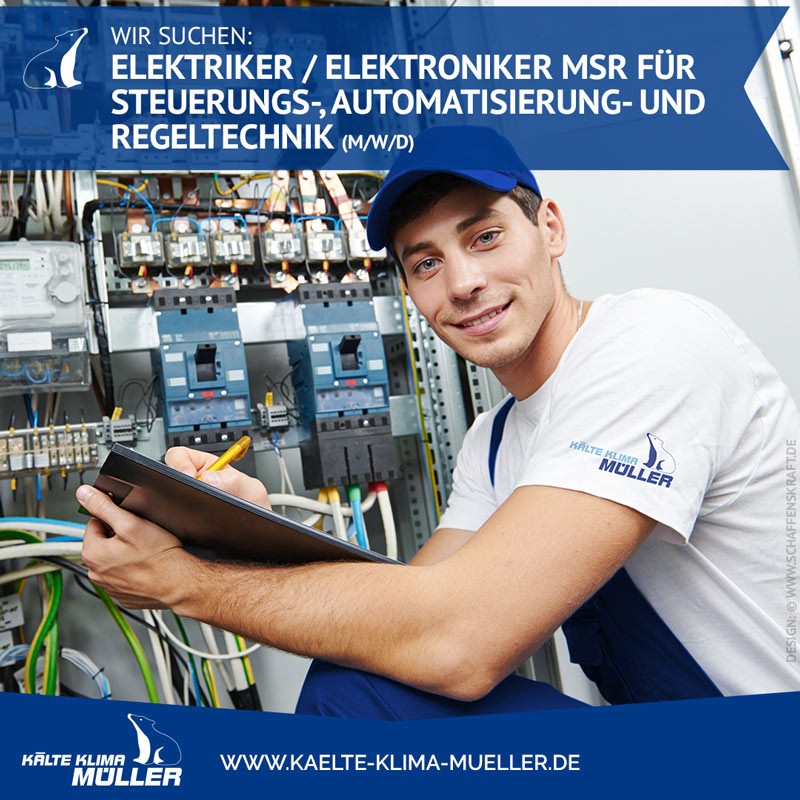 Elektriker / Elektroniker MSR für Steuerungs-, Automatisierung- und Regeltechnik (m/w/d)